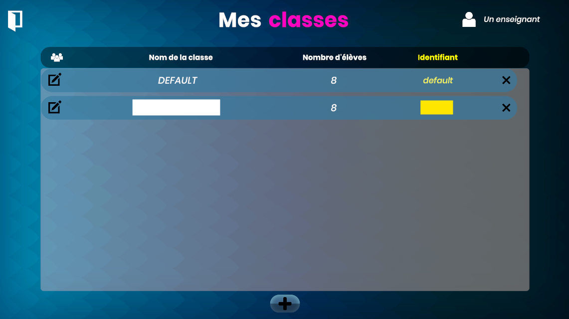 aperçu du projet de conception d'interface pour jeu sérieux